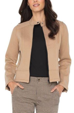 Liverpool L.A. Biker Jacket in Camel at Nordstrom Rack, Size X-Large