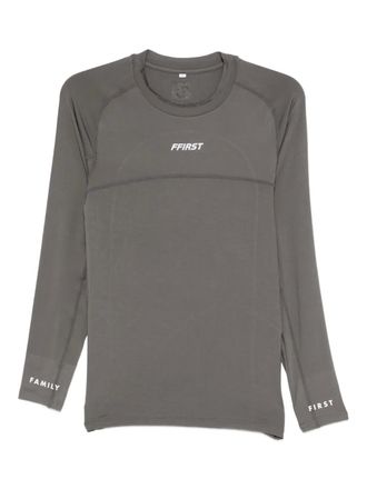 Family Fir$t Milano long-sleeve performance top - men - Polyester/Elastane - M - Grey