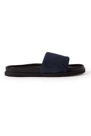 Mr P. Tom Padded Suede Sandals