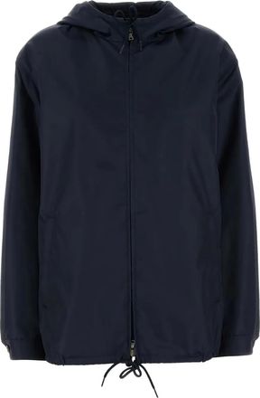 Prada Bomber con cappuccio - Blu