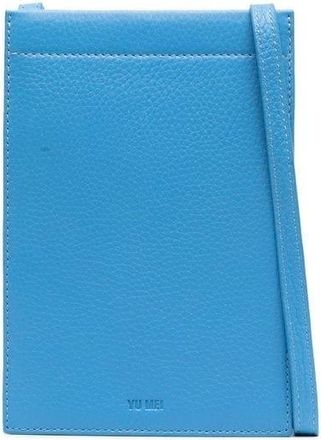 Yu Mei Georgie leather crossbody bag - women - Deer Nappa/Polyester - One Size - Blue
