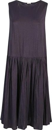 Apuntob Jersey Midi Jurk - Dames - Kleedjes - Zwart - M - Kleedjes