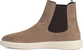 Boggi Milano Schoenen, Heren, Beige, 45 EU, Leer, Atlas enkellaarzen in suède leer
