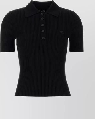 Courr&egrave;ges short-sleeve polo shirt
