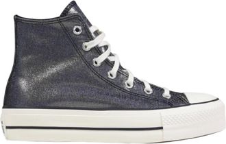 Converse Schoenen, Dames, Zwart, 40 EU, Leer, Chuck Taylor All Star Lift Platform Sparkle