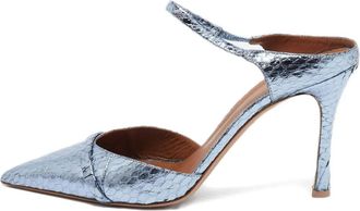 Malone Souliers Mules Uma 100mm 2024 - Blu