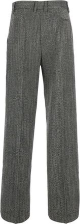 Forte_Forte Womens Cargo Pants Grey Tech Fabric Polyester Trousers