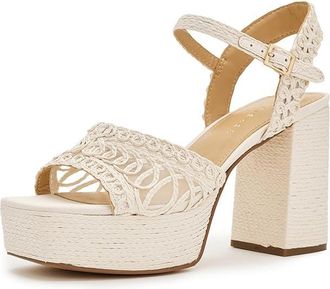 Marc Fisher Chayse Womens Dress Sandals Cream : 6.5 M, Textile