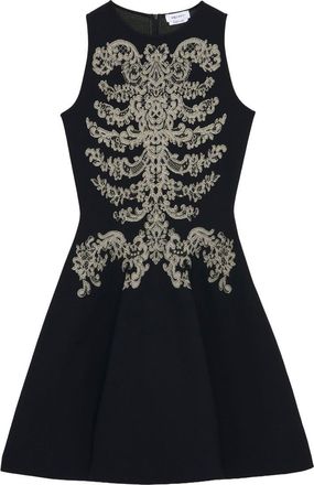 Alexander McQueen Jacq Vlm Mini Dress