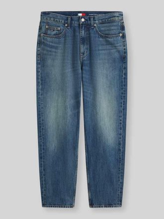 Tommy Jeans Tapered Fit Jeans aus Baumwoll-Lyocell-Mix Modell SONNY in Dunkelblau, Gr&ouml;&szlig;e 29/32