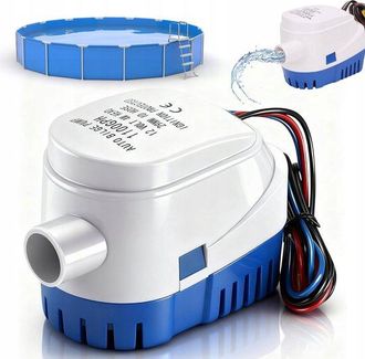 OEM Bomba De Achique Autom&aacute;tica, 1100 Gph, 12 V Silenciosa Y Sin Vibraciones, 15 &times; 10 &times; 8 Cm, Para Barcos, Caravanas Y Jardines