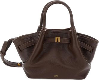 JW PEI mini Hana pleated clasp tote bag - women - Polyester/Polyurethane - OS - Brown