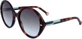 Carolina Herrera Womens 55 mm Brown Sunglasses
