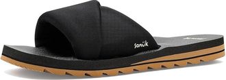 Sanuk Yoga Origami Slide Womens Sandals Black : 10 B - Medium, Synthetic