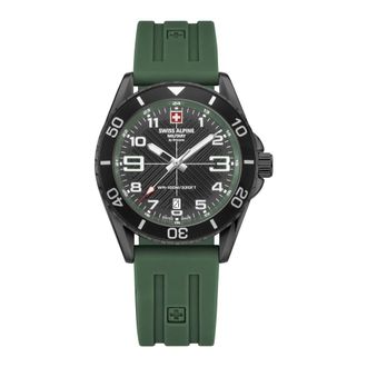 Swiss Alpine Military Reloj de buceo para hombre Raptor Verde oscuro 7029.1874 - Accessories - unisex - Negro - ONE SIZE