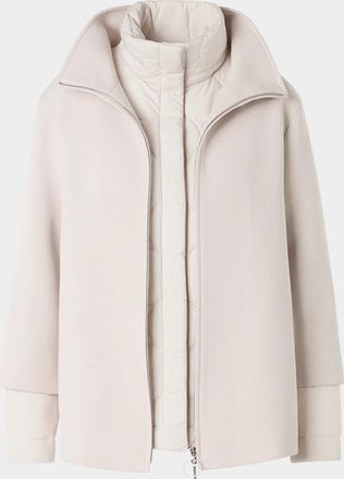 Akris Felted Wool Car Coat