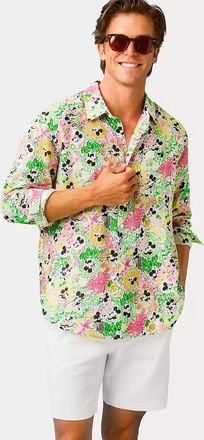 Lilly Pulitzer Mens Stuff Addison Linen Button Down Shirt