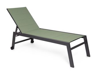 BIZZOTTO Tumbona aluminio verde antracita