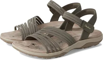 Skechers Reggae Slim - Coffee Run Womens Sandals Olive : 11 B - Medium, Textile