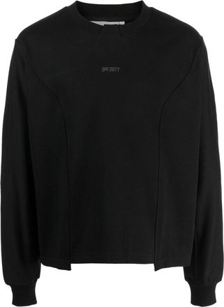 Off Duty Futur logo-embroidered cotton sweatshirt - men - Cotton - S - Black