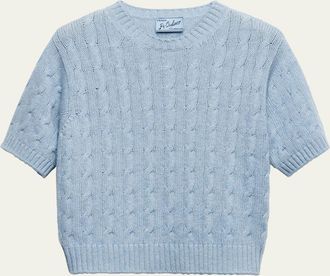 Prada Boxy Cable Cashmere Sweater