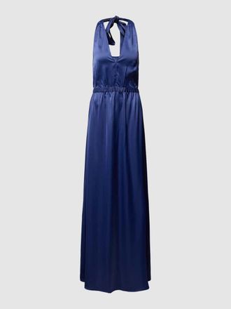 Vero Moda Midikleid mit Neckholder Modell ATHENA in Marine, Gr&ouml;&szlig;e L
