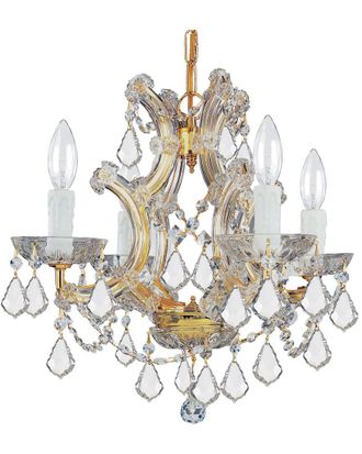 Crystorama 4-Light Maria Theresa Mini Chandelier