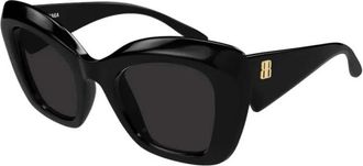 Balenciaga Butterfly Zonnebril - Dames - Zonnebrillen - Zwart - 54 MM - Accessoires