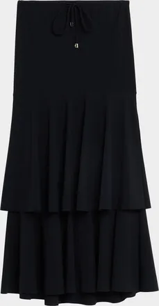 Dorothee Schumacher Modern Flow Tiered Midi Skirt