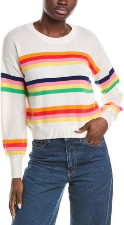 Brodie Pop Stripe Cashmere Sweater