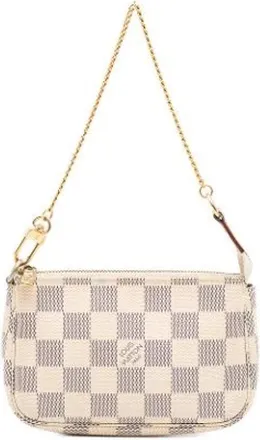 Louis Vuitton Pre-owned Mini Bags, female, White, Size: ONE SIZE Pre-owned Canvas Mini Bag