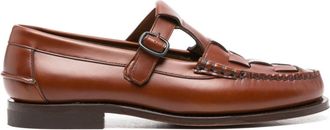 Hereu Soller leather moccasins - men - Calf Leather/Calf Leather/Calf Leather - 43 - Brown