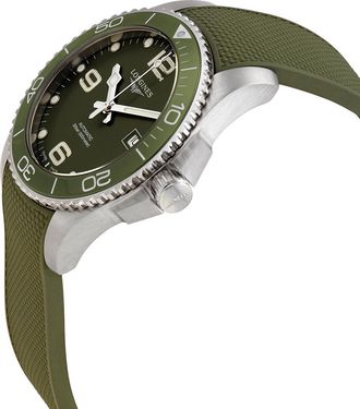 Longines Pre-owned Longines HydroConquest Automatic Green Dial Mens Watch L3.781.4.06.9