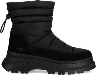 BOSS quilted snow boots - women - Leather/Fabric/Suede/Fabric/Polyurethane - 38 - Black