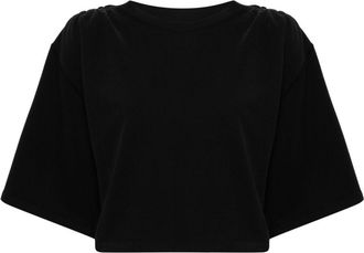 Isabel Marant Perolina T-shirt - women - Organic Cotton/Polyester - 36 - Black