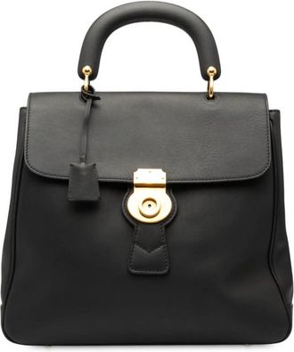 Burberry Pre-owned Burberry Large Trench Calfskin DK88 Top Handle Bag Ladies CFPLI1236