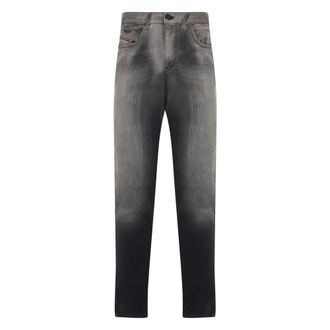 Diesel Slim-fit Jeans, male, Gray, Size: W38 Modern Faded Slim Fit Jeans