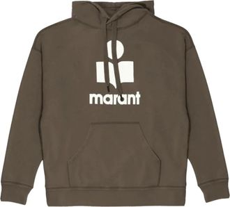 Isabel Marant Hoodie Miley - Heren - Hoodies - Groen - S - Katoen - Hoodies & sweatvesten