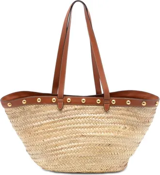 Celine Pre-owned Celine Large Raffia Classic Studded Panier Tote Ladies 6FWX8D2Z3YJLIAUP