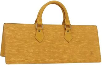 Louis Vuitton Pre-owned Handbags, female, Yellow, Size: ONE SIZE Pre-owned Vintage Epi Hand Bag