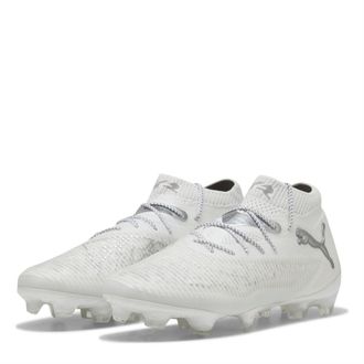 Puma Unisex voetbalschoenen voor volwassenen: Future 8 Ultimate voor harde ondergrond (Poema Wit)