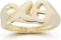 Ember Fine Jewelry XO Ring in Gold at Nordstrom Rack, Size 6