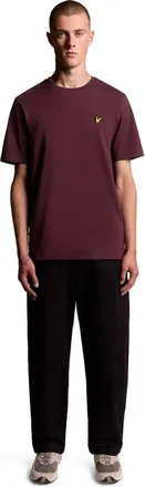 Lyle & Scott Crew Neck Short Sleeve T-Shirt in Burgundy at Nordstrom, Size Xx-Large