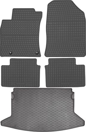 OEM Juego De Alfombrillas De Goma Para Coche Y Alfombrilla Para Maletero Para Kia Ceed Iii Hatchback (2018)