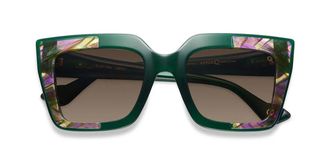 Etnia Barcelona Electra GRPU Womens Sunglasses Green Size 52