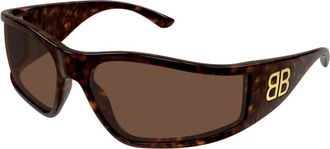 Balenciaga BB0457S 003 Mens Sunglasses Tortoiseshell Size 74
