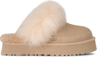 UGG Ugg, Schoenen, Dames, Beige, 36 EU, Leer, Disquette Chalet Slipper