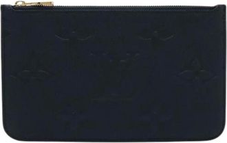Louis Vuitton Pre-owned Clutches, female, Blue, Size: ONE SIZE Pre-owned Vintage Canvas Clutch