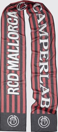 Camper Sciarpa RCD Mallorca a righe bicolor con logo e slogan stampato