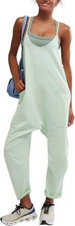 Free People Hot Shot Onesie In Pistachio